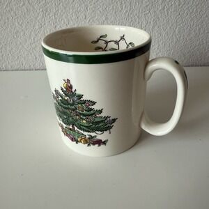 Spode Christmas Tree Mug In Box Holiday Nostalgia Vintage